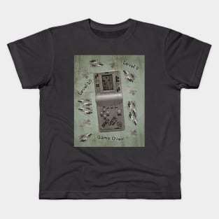 Retro Brick Game Kids T-Shirt